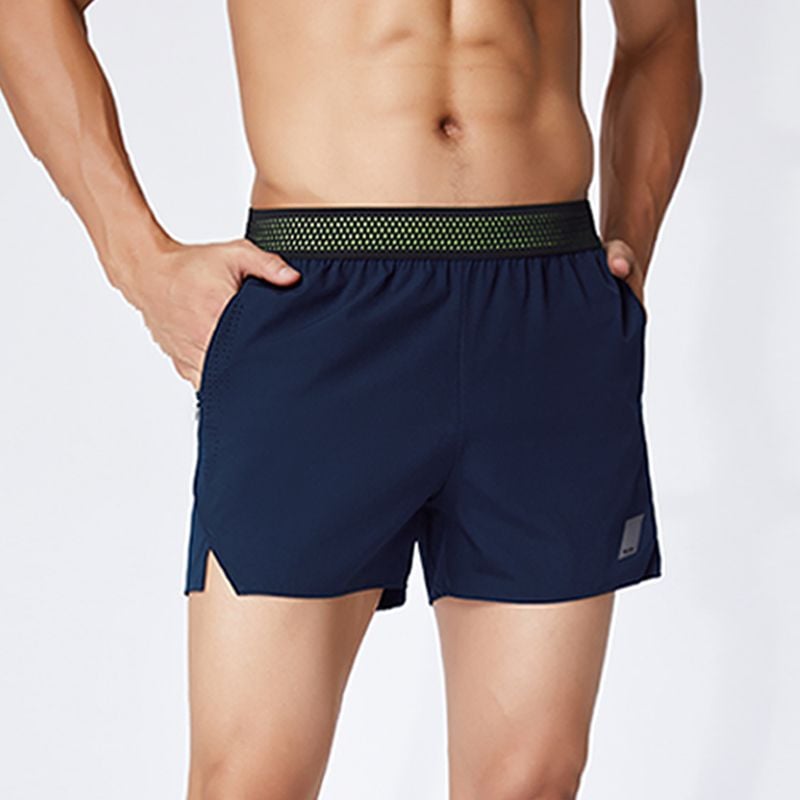 Men's Fitness Shorts - Yellow