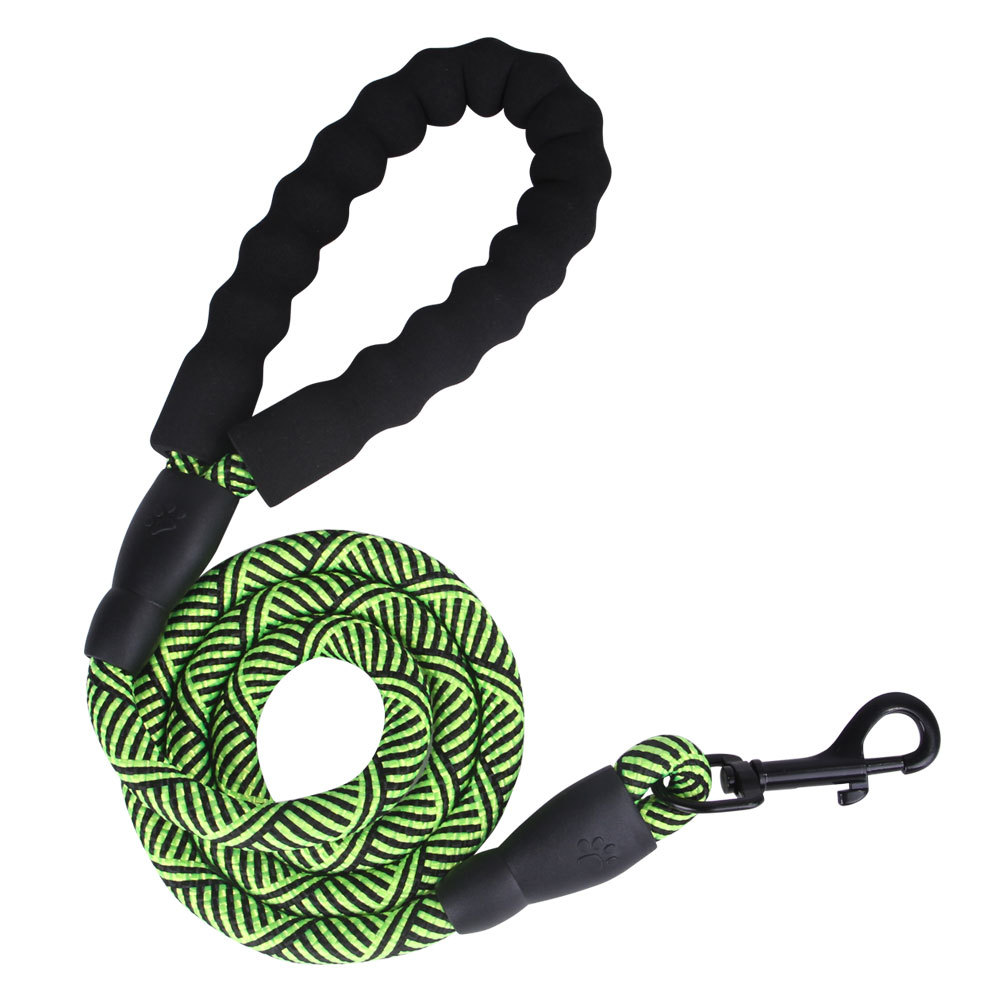 Dog Nylon Tow Rope Green
