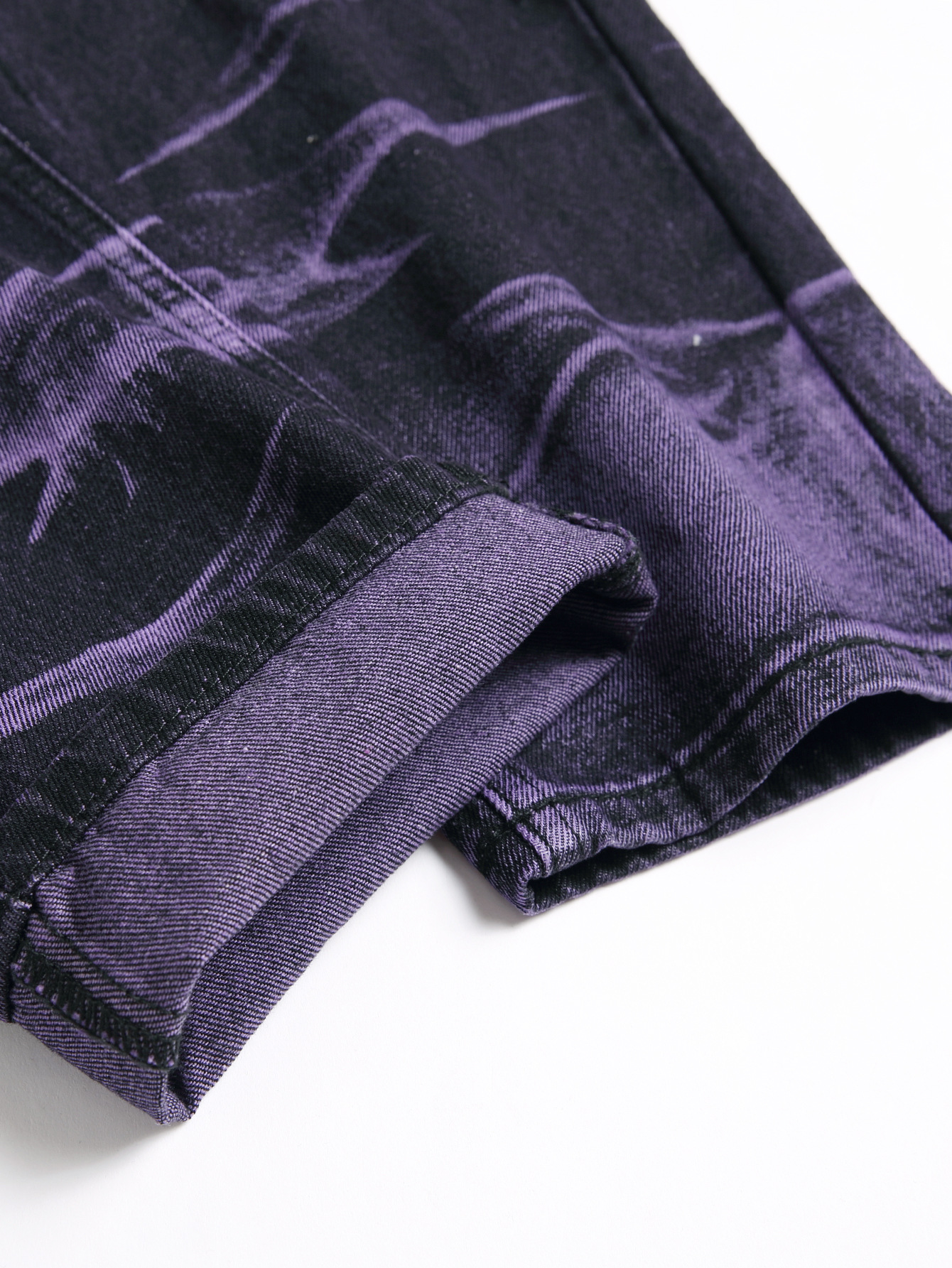 Fashionable Look with Ripped Denim Trousers