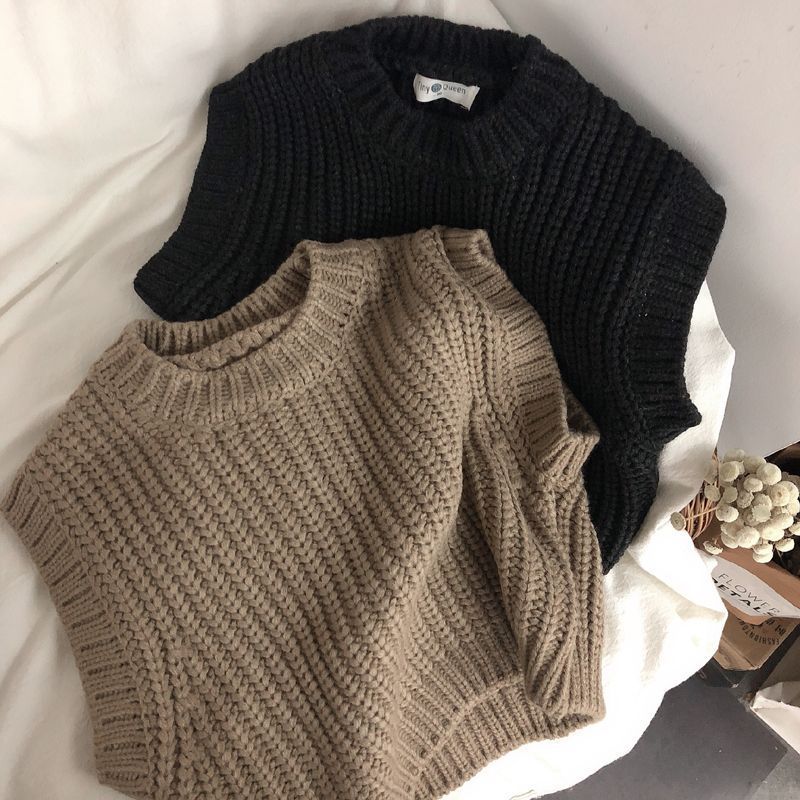 Black Wool Vest
