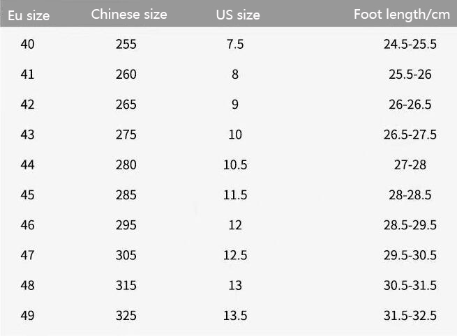 Large Size Hole Shoes