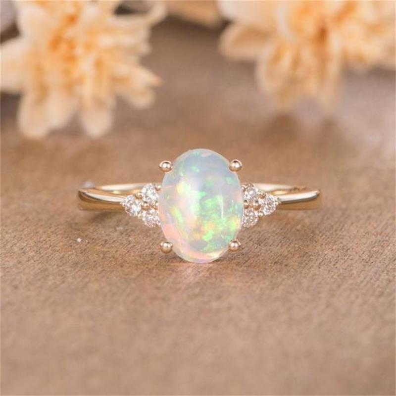 Inlaid Opal Ring - Image 4