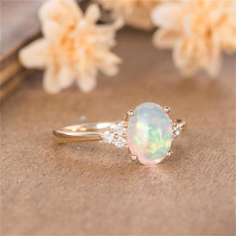 Inlaid Opal Ring - Image 3
