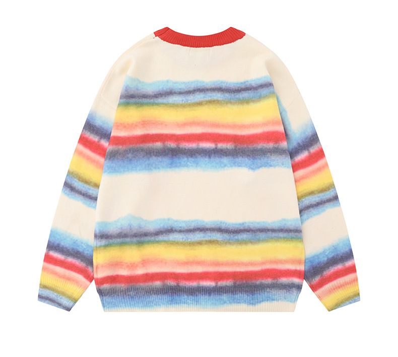 Rainbow Sweater Close Up