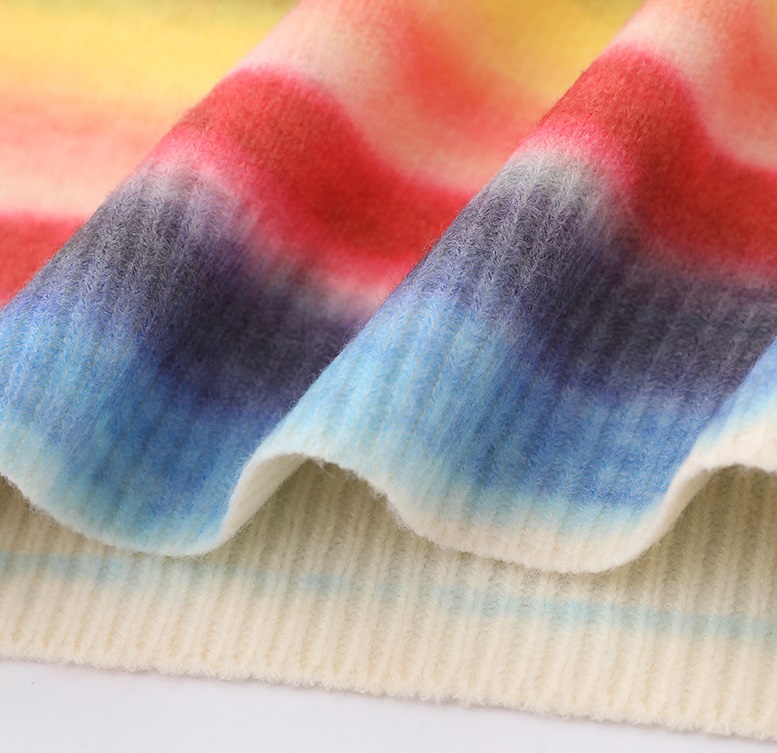 Rainbow Sweater Back View