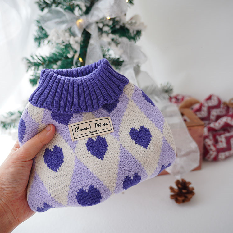 Christmas Rhombus Love Sweater - Image 2
