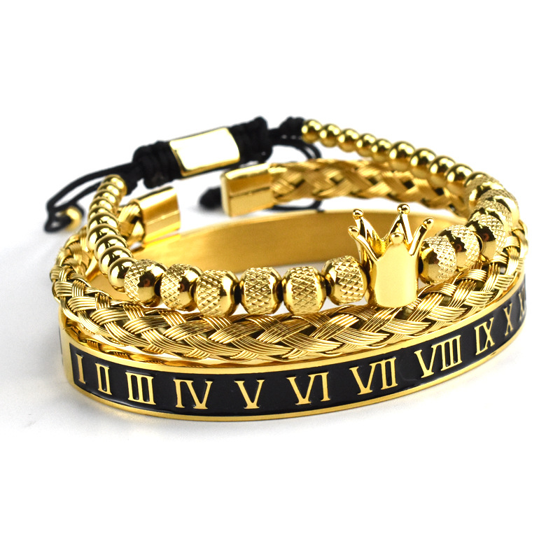 Glossy Crown Woven Bracelet Image 2