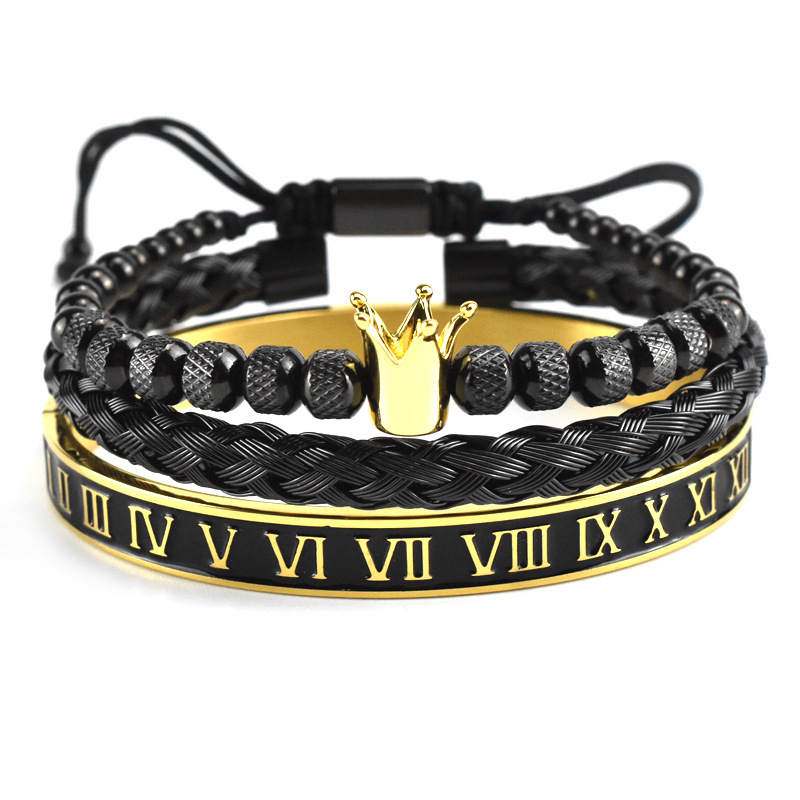 Glossy Crown Woven Bracelet Image 3