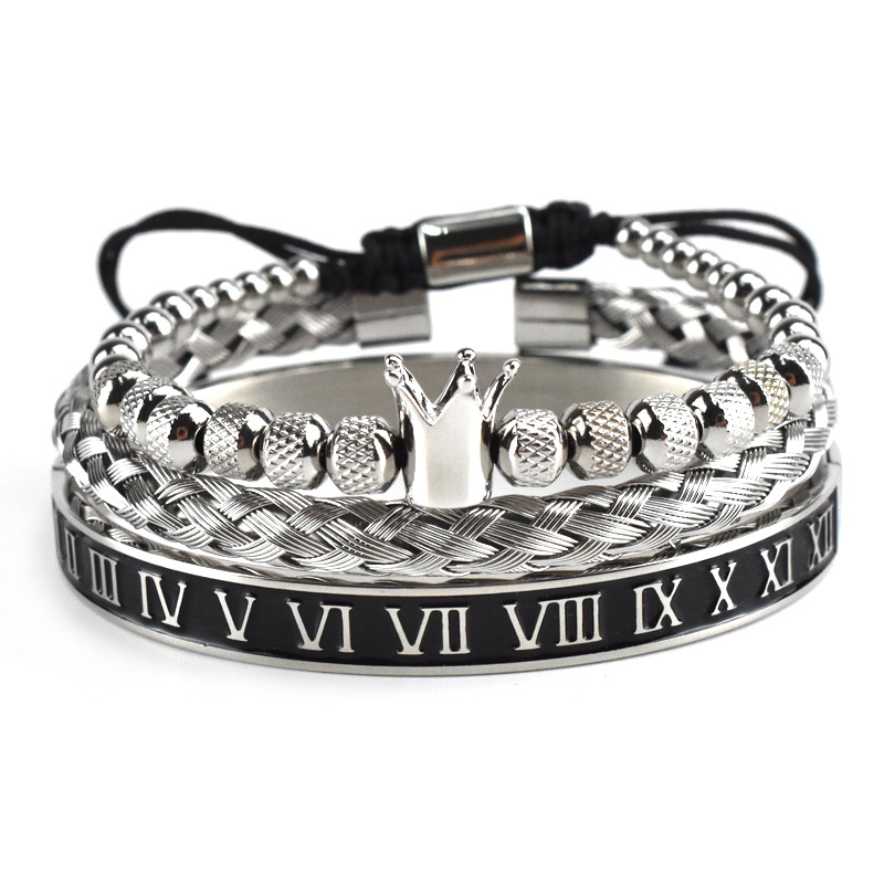 Glossy Crown Woven Bracelet Image 4