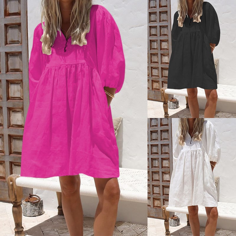 Dress showcasing sleeve design