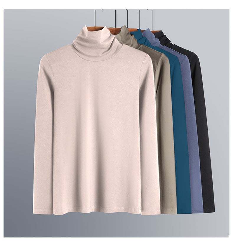Pure Cotton Turtleneck Shirt Image 2