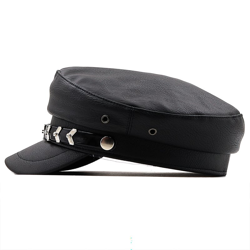 Men And Women Retro Personality Chain Navy Hat Style 2