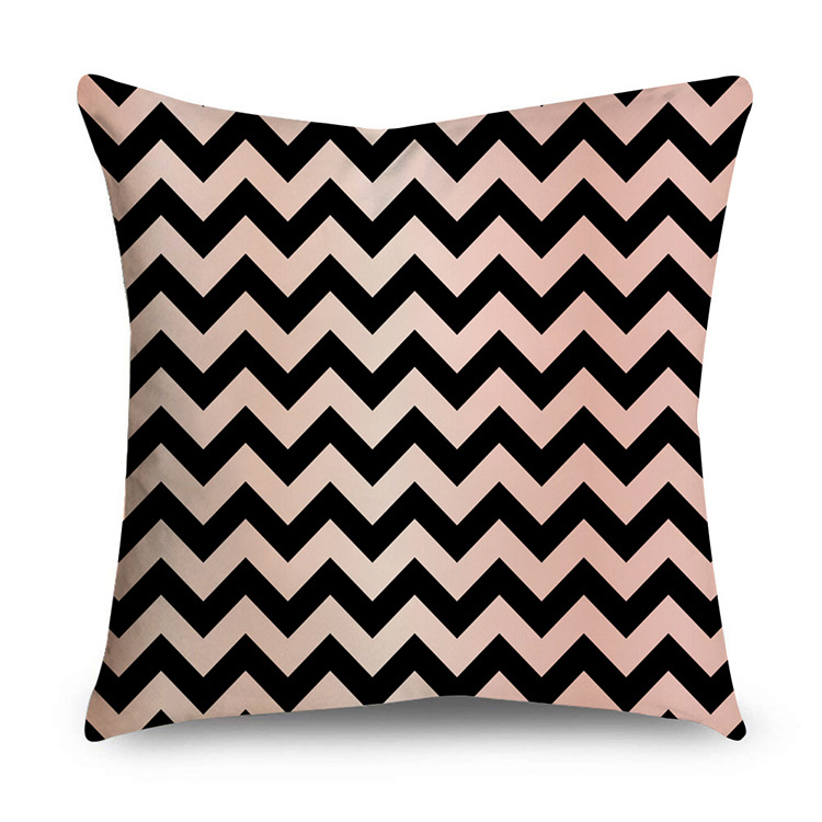 Rose Gold Polyester Pillow Cover - Image 3