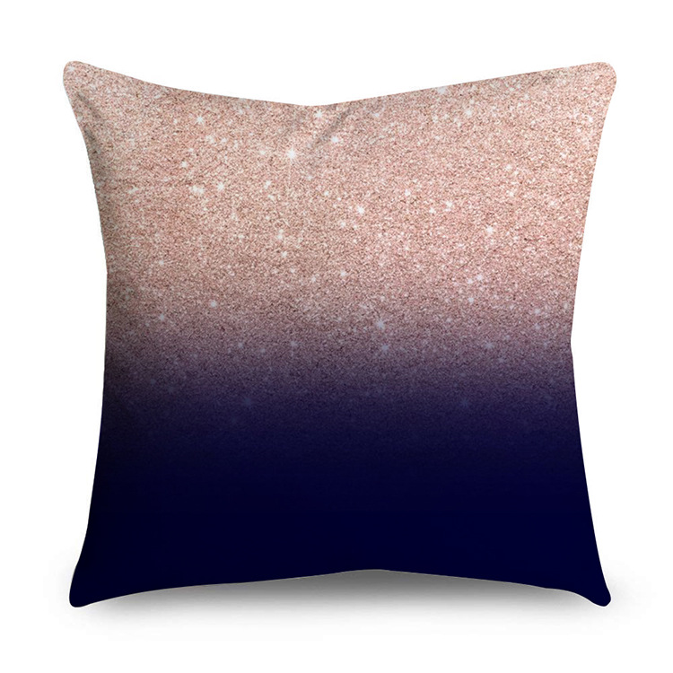 Rose Gold Polyester Pillow Cover - Image 5