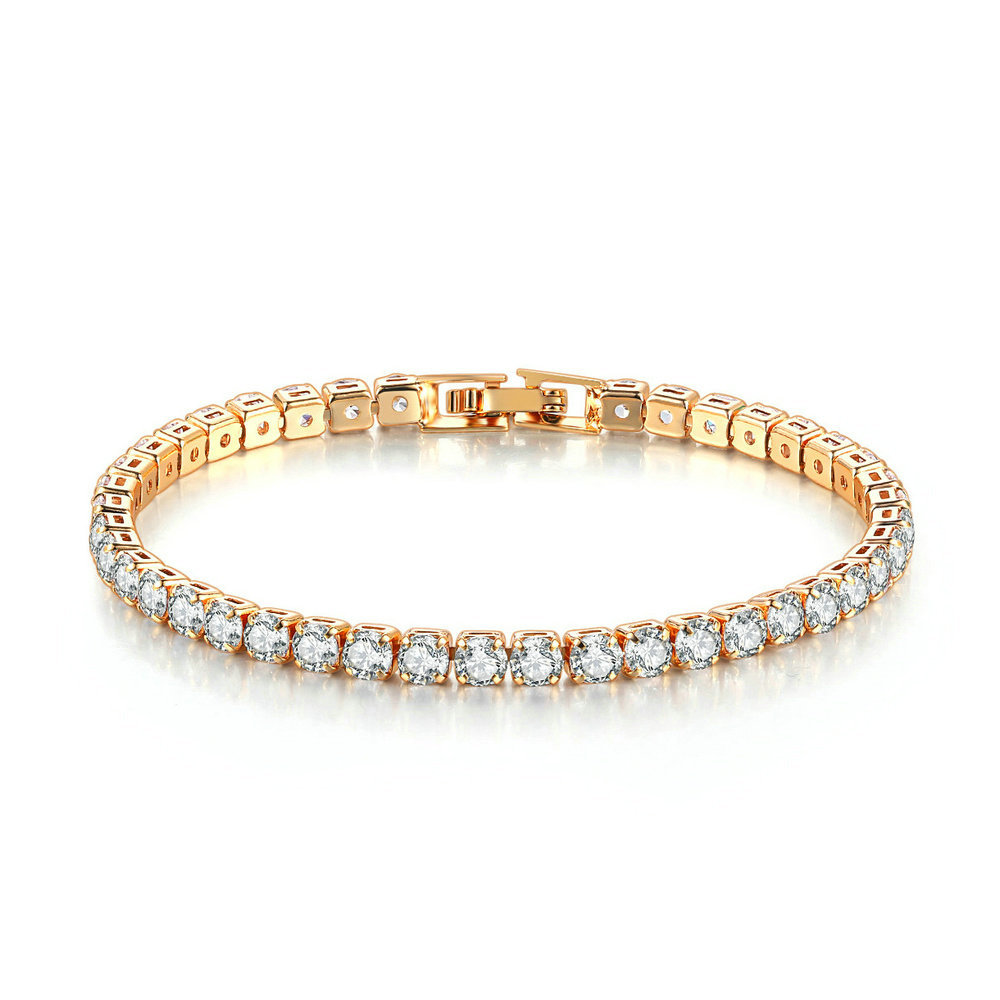 Gold Tennis Bracelet 2