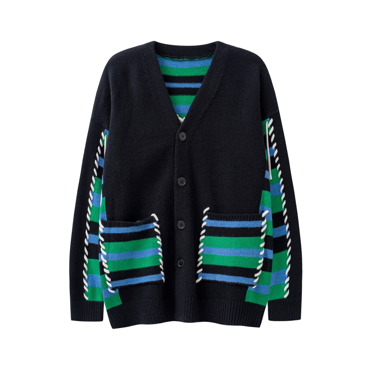 V-neck Cardigan Image 4