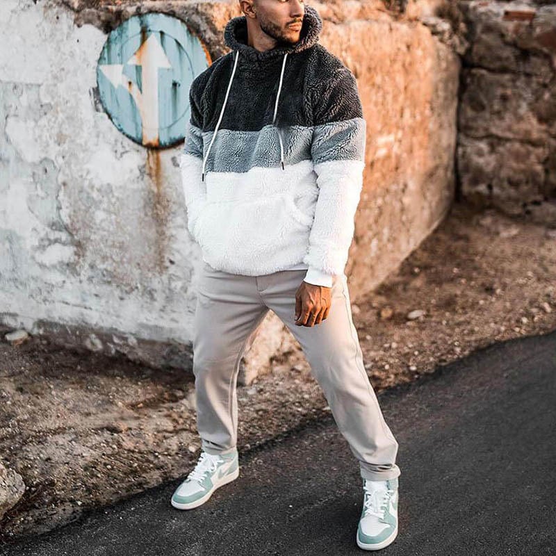 Hooded Casual Sweater Image 3