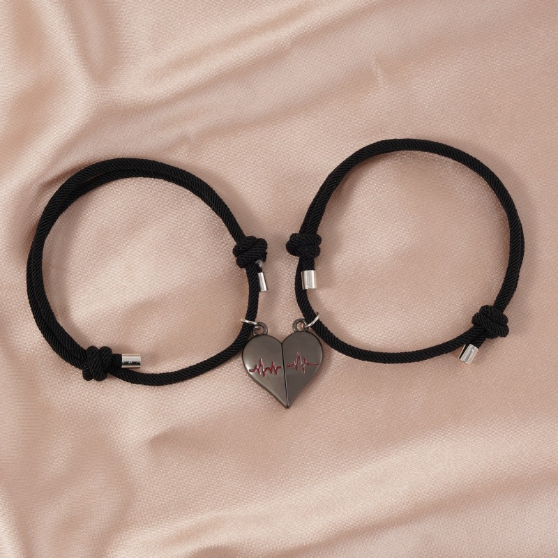 Heart-shaped Magnetic Buckle Bracelet 4