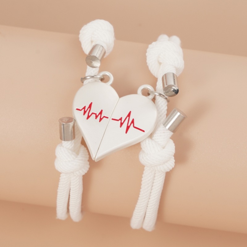 Heart-shaped Magnetic Buckle Bracelet 12