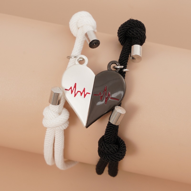 Heart-shaped Magnetic Buckle Bracelet 14