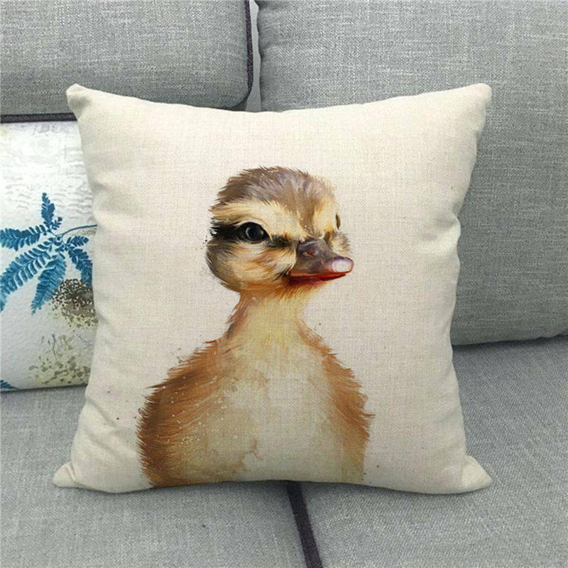 Cute Owl Print Pillowcase 3