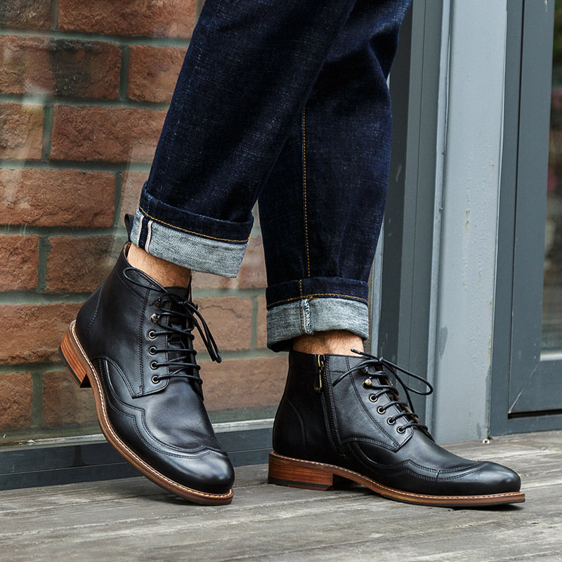 Men's High-top Short Boots - Image 6