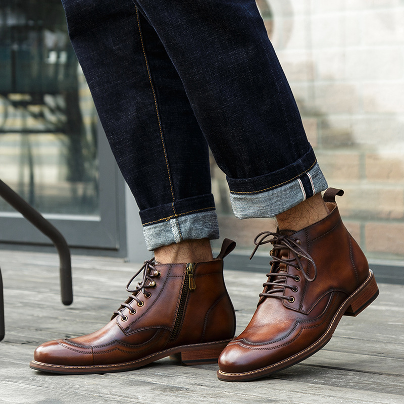 Men's High-top Short Boots - Image 7