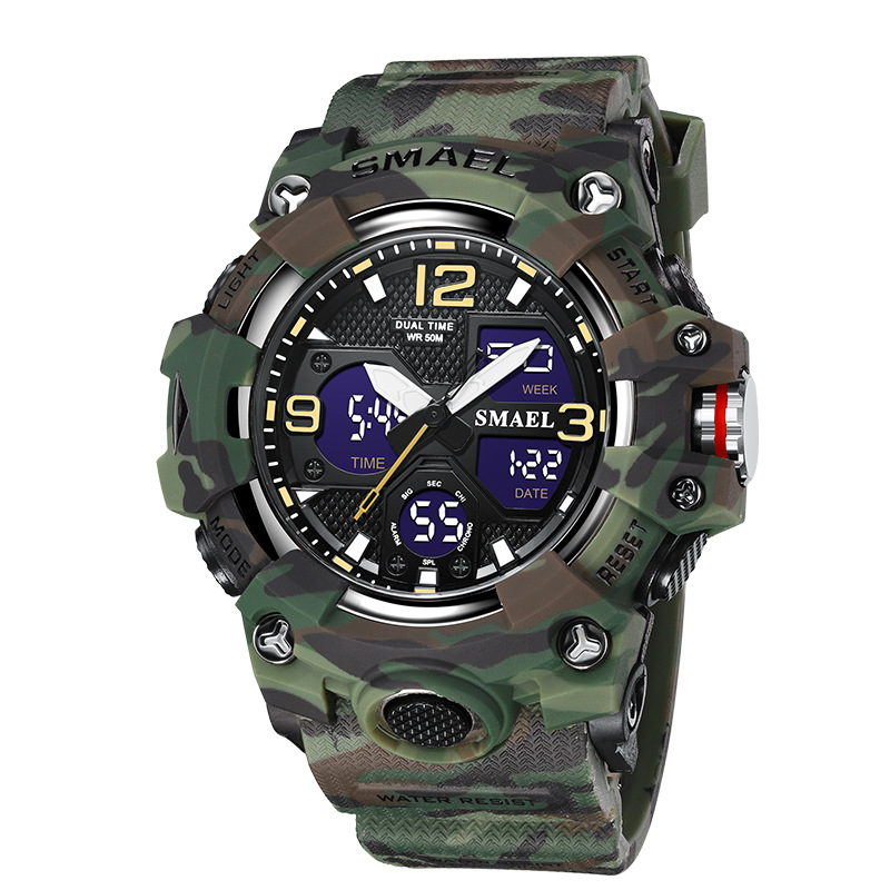 Men's Trendy Watch - Camouflage White