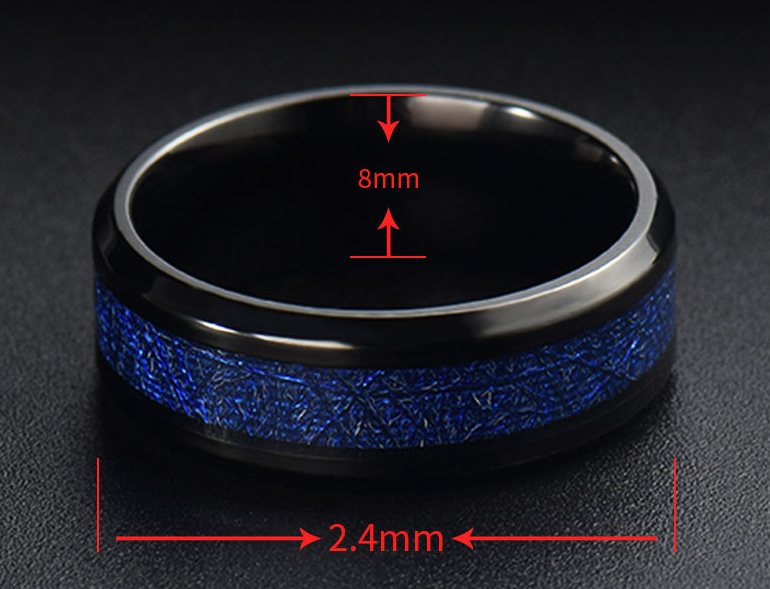 Tungsten Steel Jewelry Ring 1