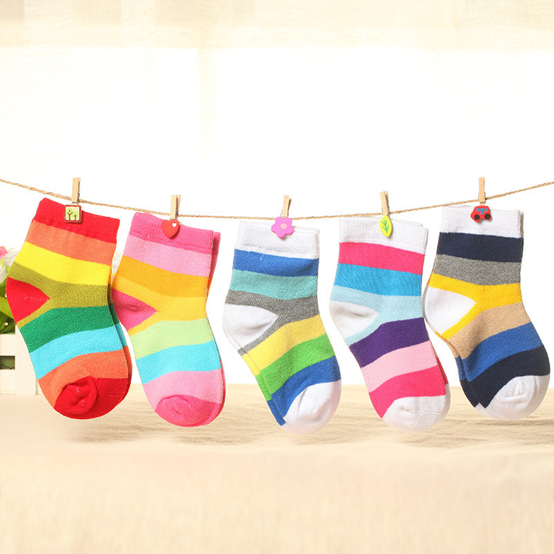 Children's Socks Rainbow Stripes