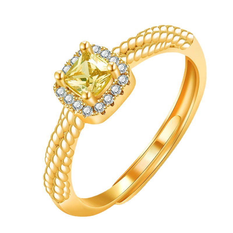 Gorgeous Yellow Diamond Ring