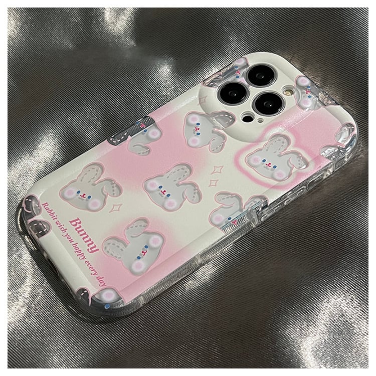 Cute Gradient Laser Rabbit Phone Case 3
