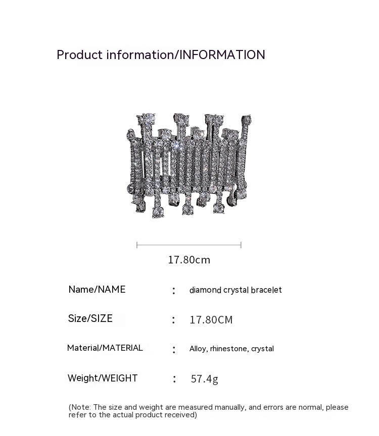 Diamond Crystal Bracelet Image 1