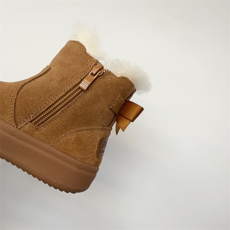 Children's Fur Integrated Cotton Boots 3