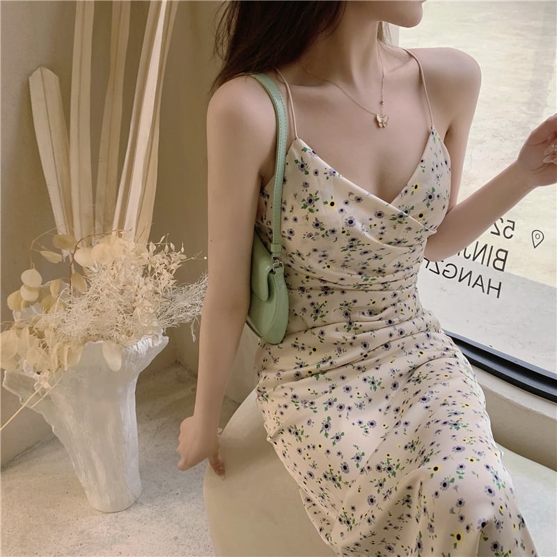 Long Floral Dress Image 4