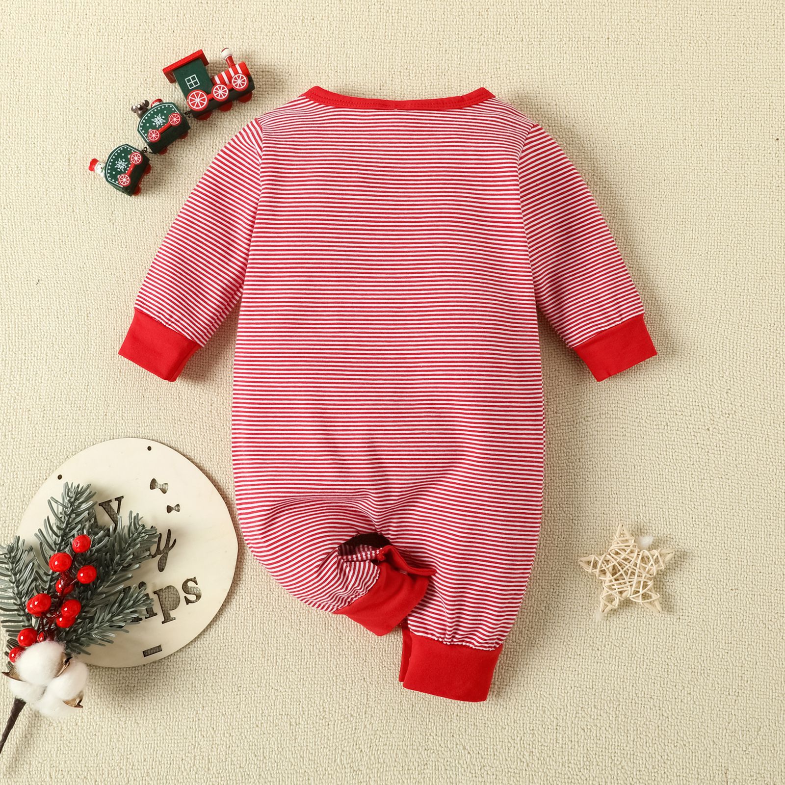 Fashion Children's Christmas Jumpsuit Romper Image 6