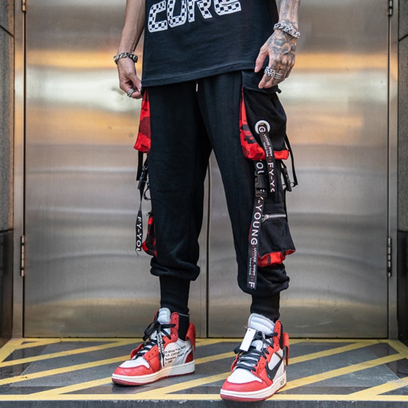 Street Hiphop Webbing Harun Leggings 5