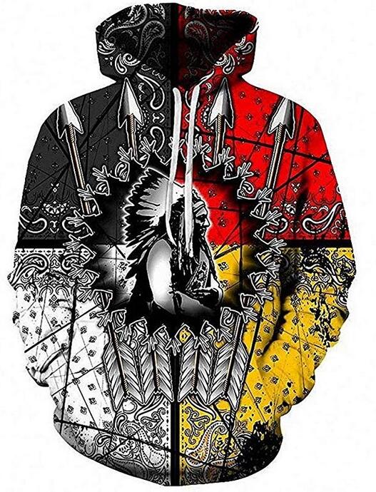 Indian Printed Sweatshirt Image 1