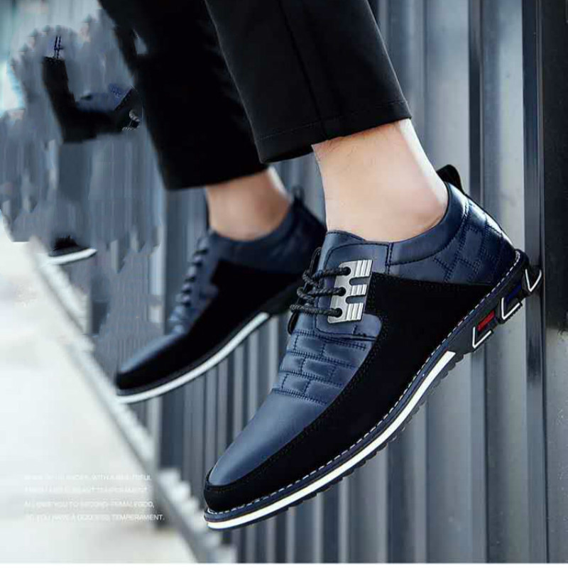 Casual Leather Shoes in Brown