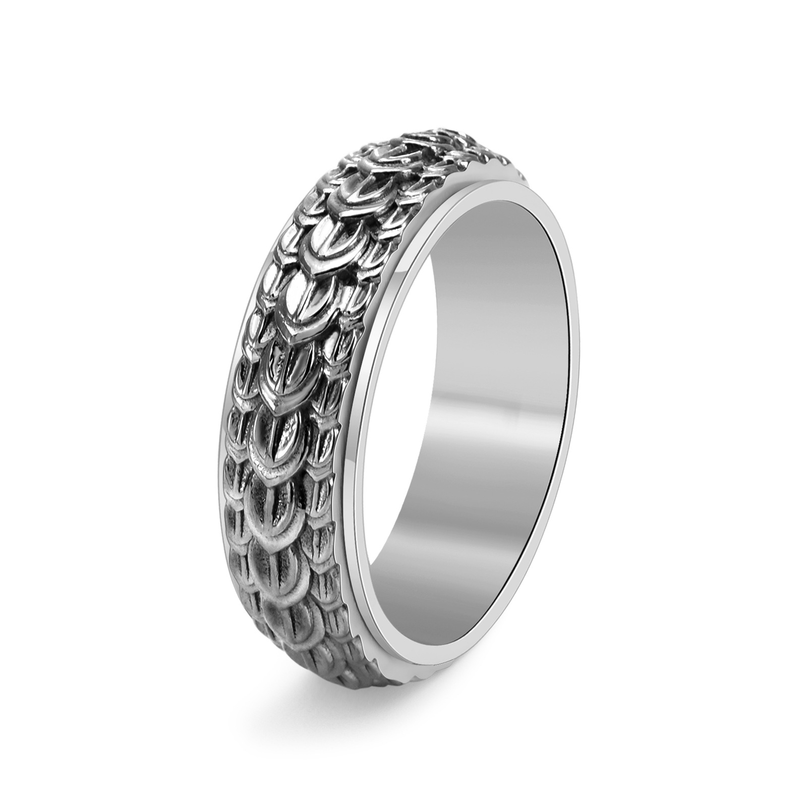 Dragon Scale Rotatable Ring Image 2