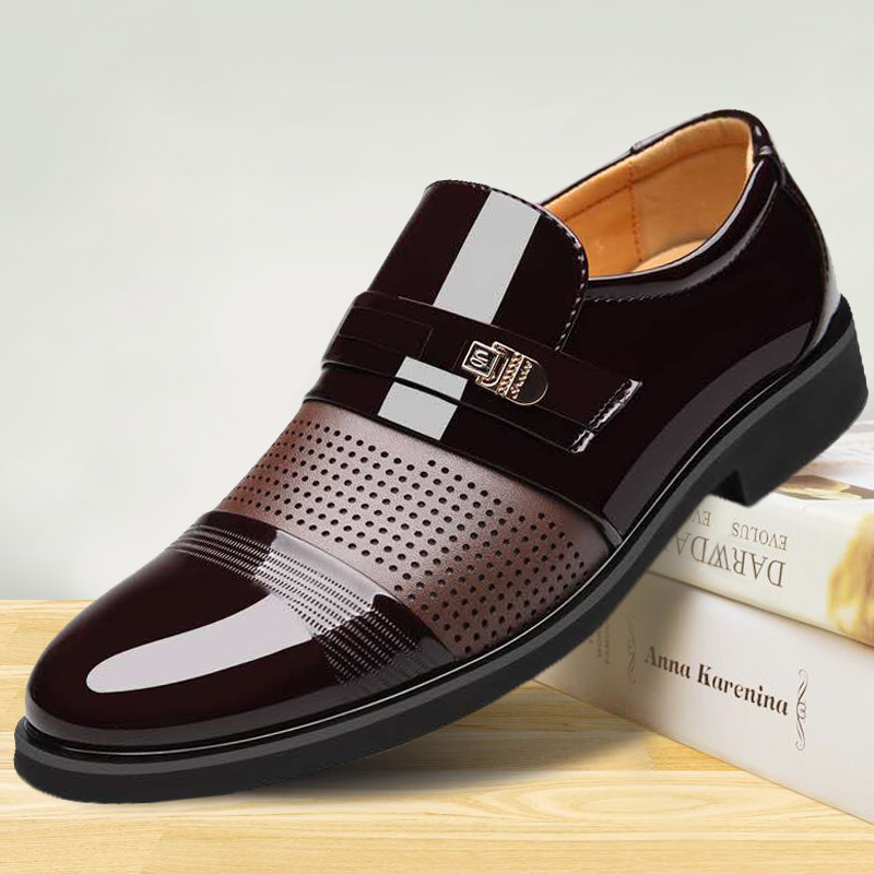 Elegant Brown Leather Shoe