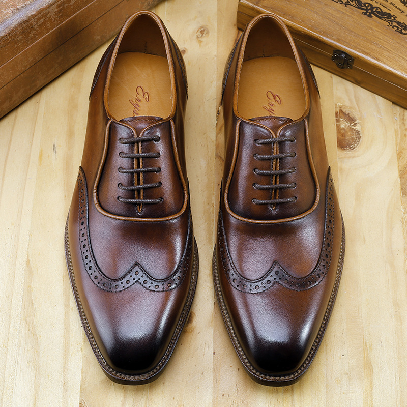 Men's Broch Business Shoes - Image 4