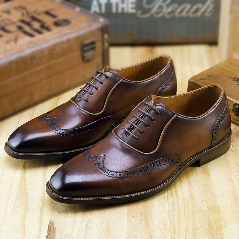 Men's Broch Business Shoes - Image 3