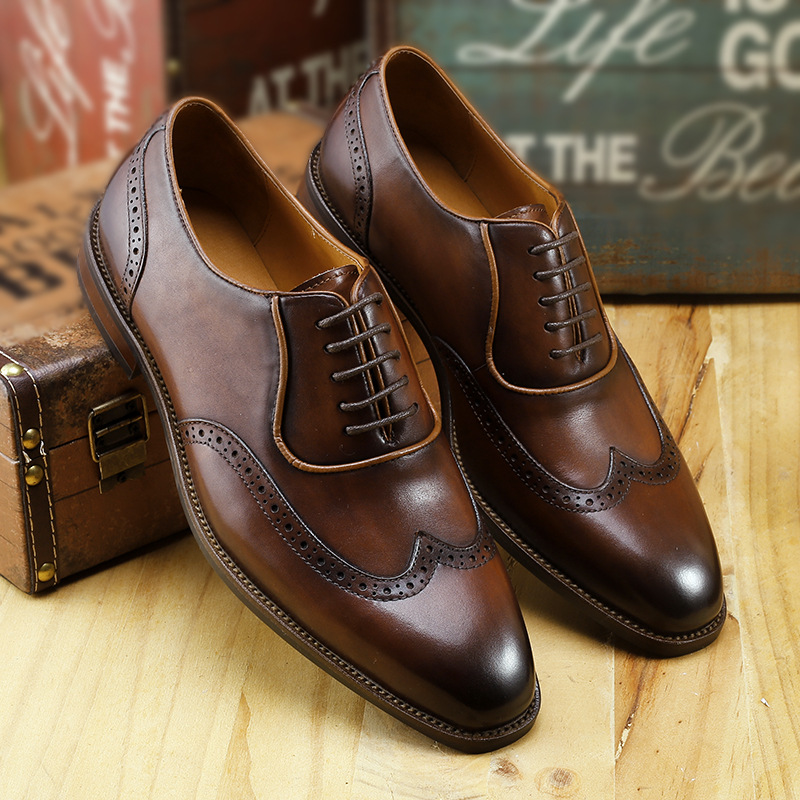 Men's Broch Business Shoes - Image 5