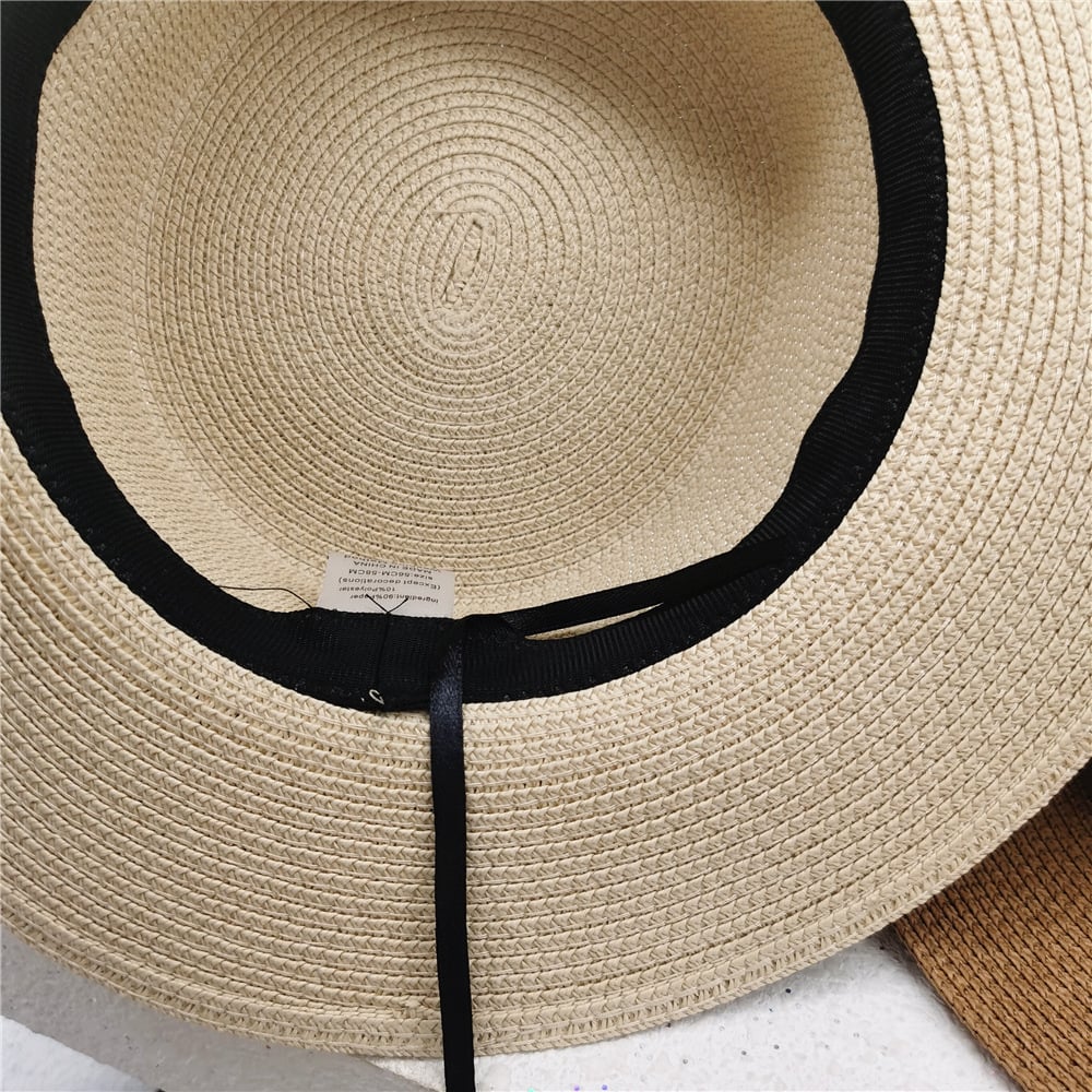 Summer Women's Simple Flat Top Holiday Visor Hat