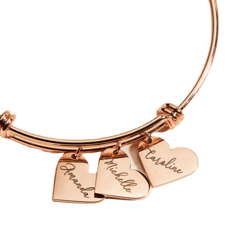 Stainless Steel Name Bracelet Detail