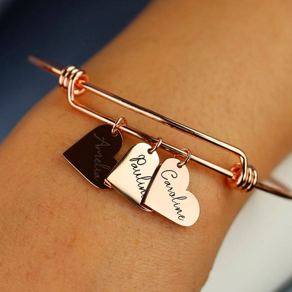 Gold Stainless Steel Name Bracelet