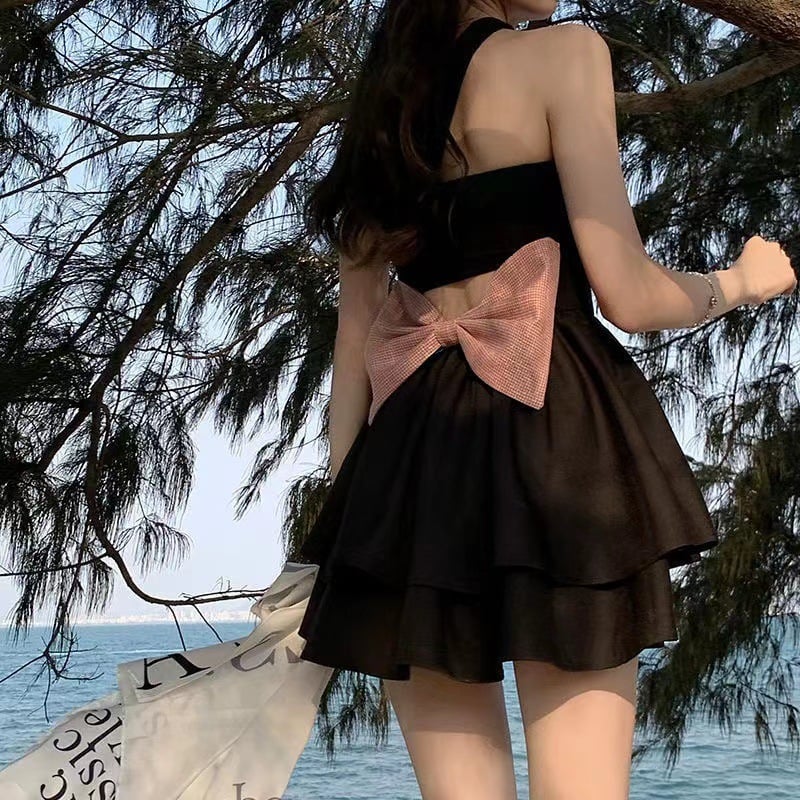 Backless Western Style Dress Image 5