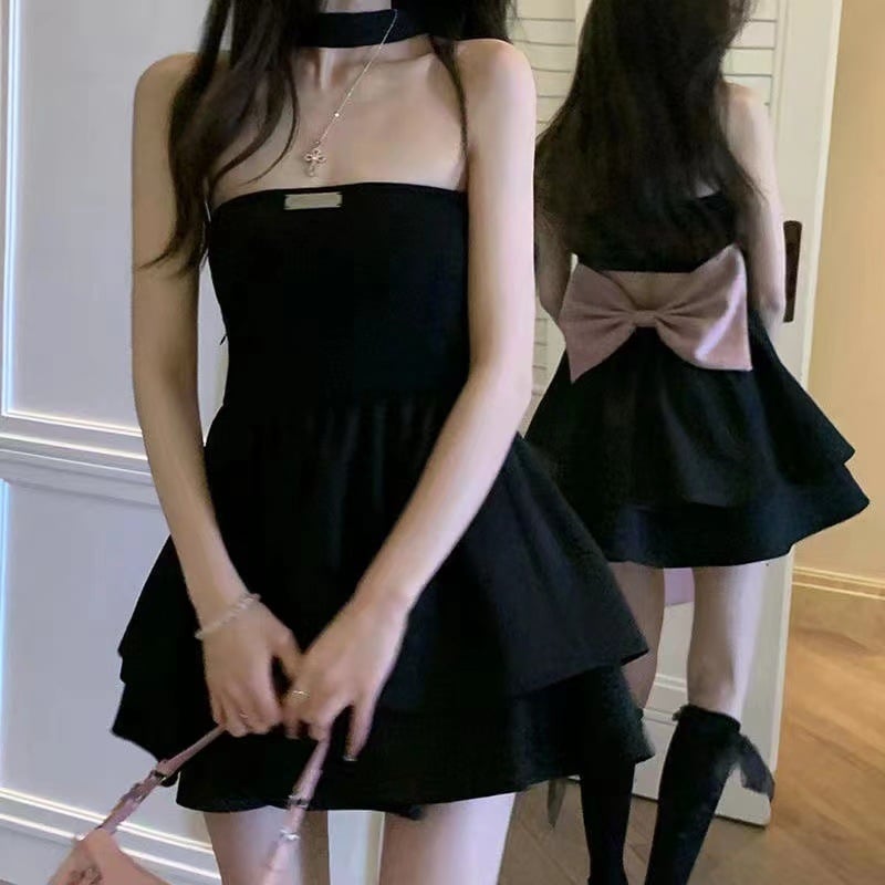Backless Western Style Dress Image 3