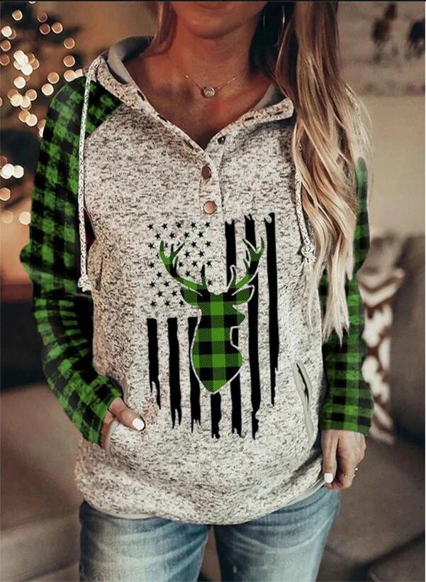 Hooded Loose Fleece Sweater - Image 4